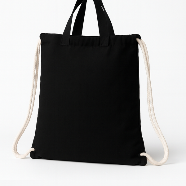 Double Visage - Tote-bag brodé One Line Art