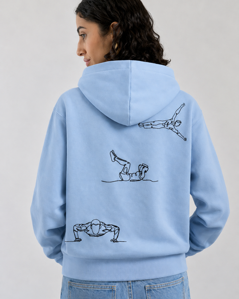 Street-Workout – Bestickter Hoodie