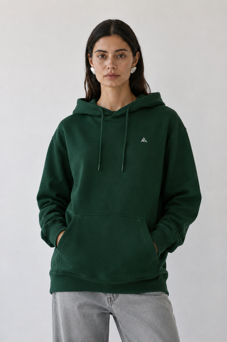 One Line Draw - Bestickter Hoodie
