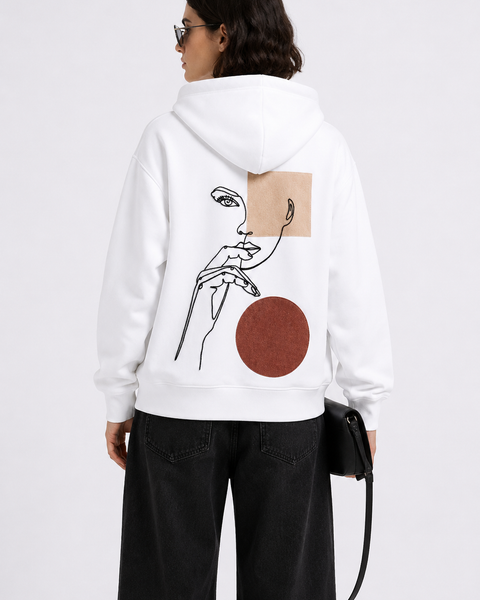 Design Pensive – Hoodie Textildruck