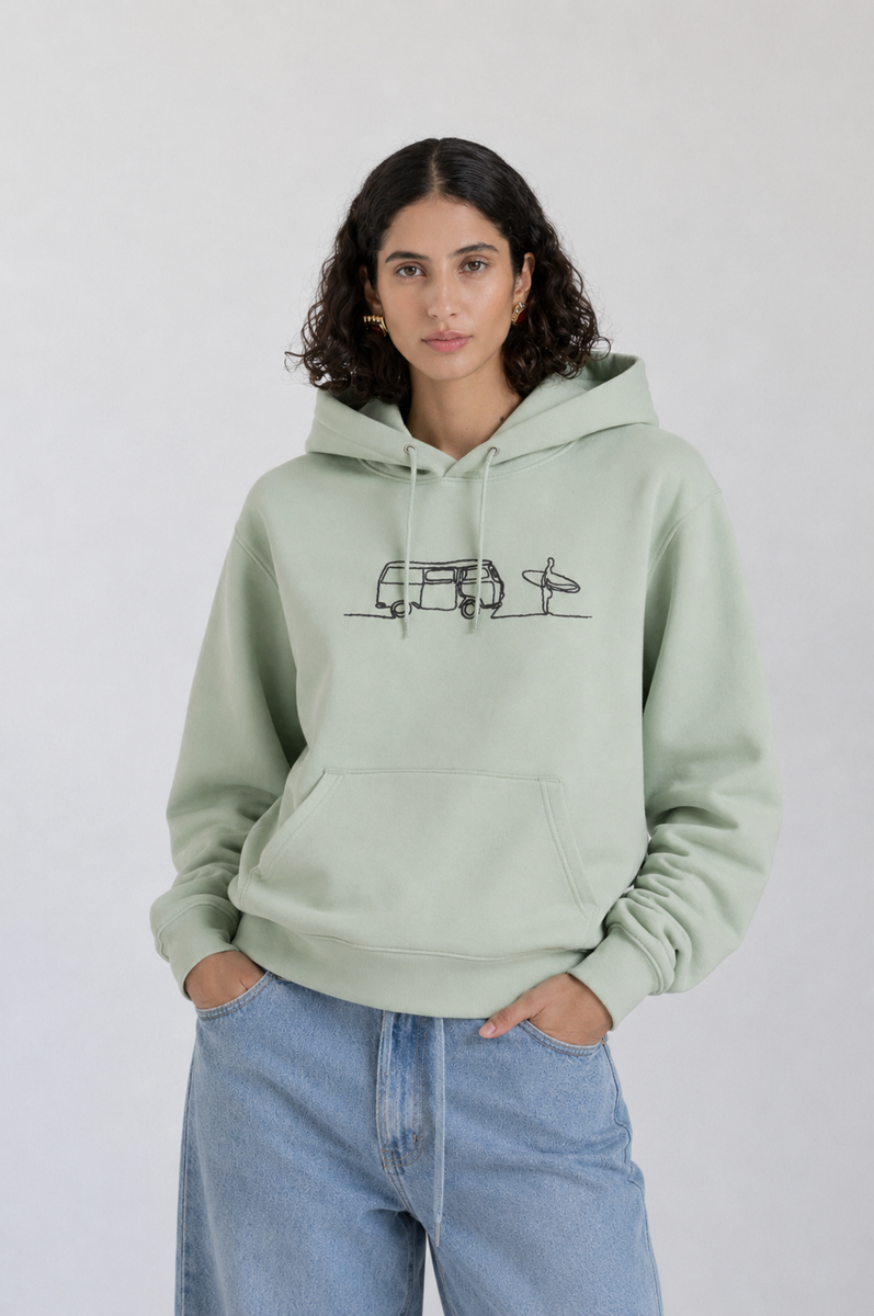 Surf – Bestickter Hoodie