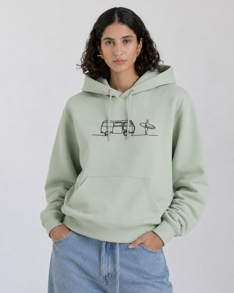 Surf – Bestickter Hoodie