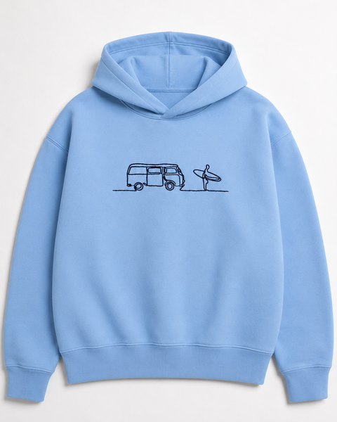 Kapuzenpullover - Stickerei Surf