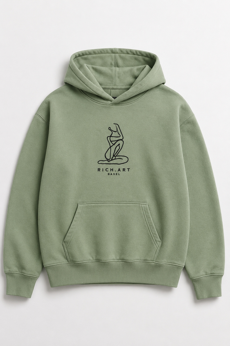 Hoodie – Matisse-Stickerei