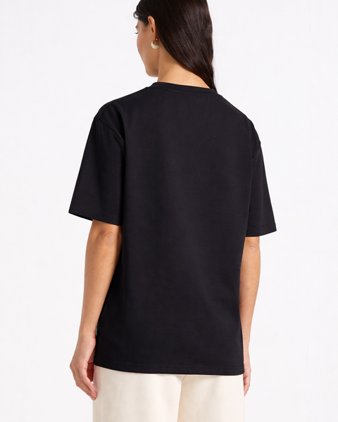 Lune & Soleil – T-shirt Brodé One Line Art