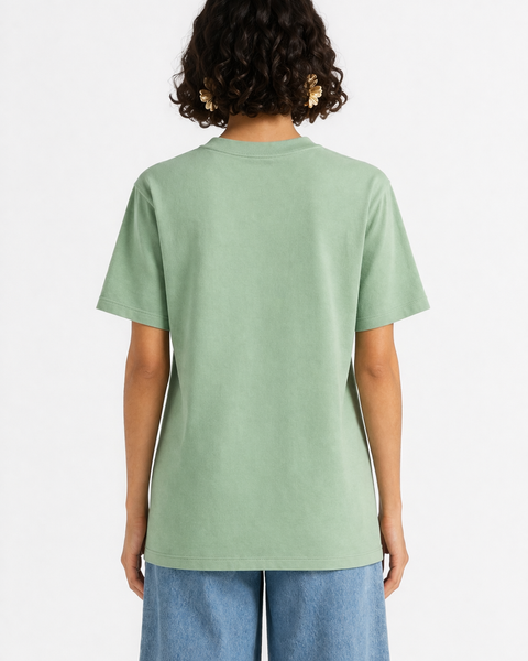 Surf - T-shirt brodé One Line Art