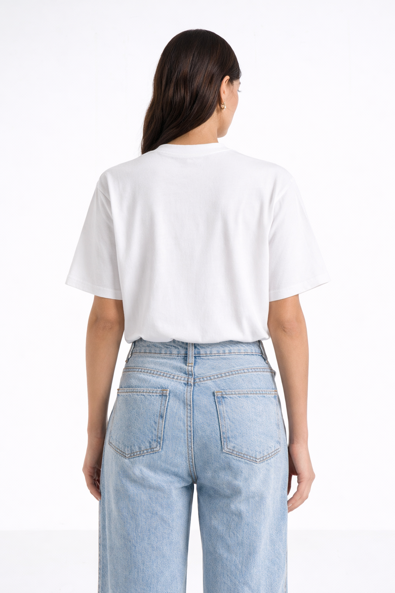 Vague - T-shirt brodé Rich.Art