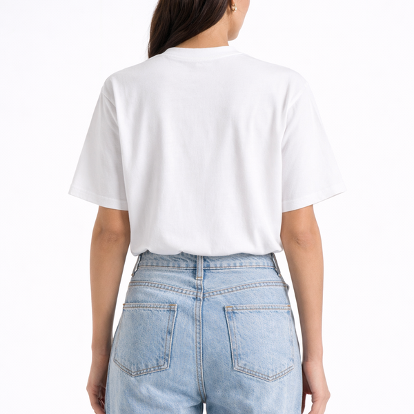 Vague - T-shirt brodé