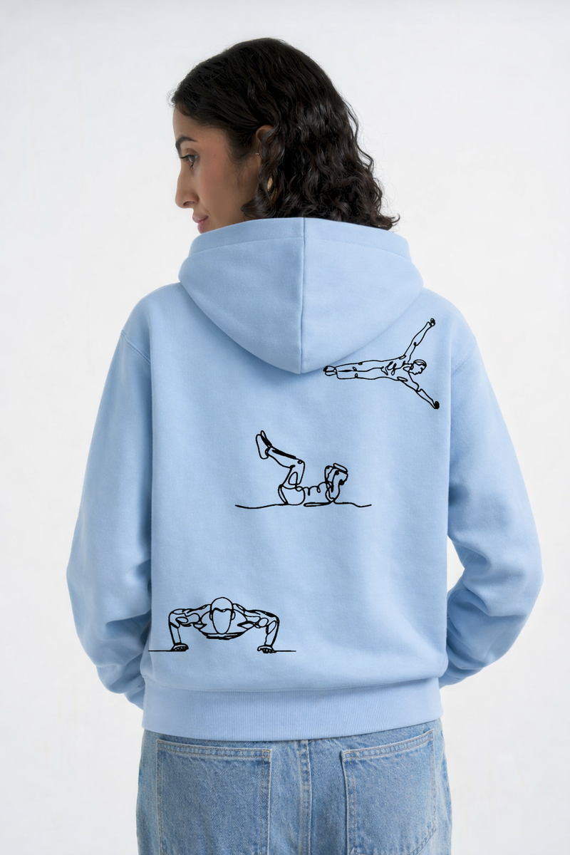Street-Workout - Hoodie brodé Rich.Art