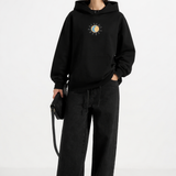 Soleil/Lune - Hoodie brodé Rich.Art