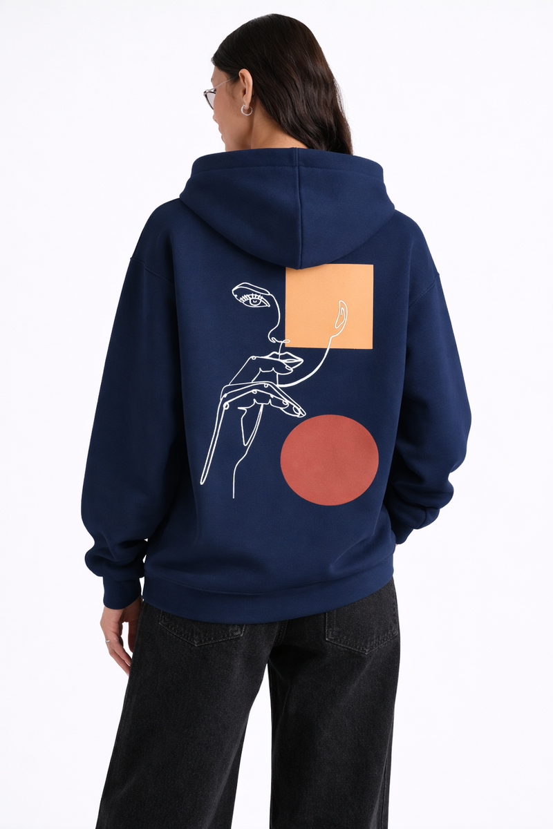 Design Pensive - Hoodie impression textile Rich.Art