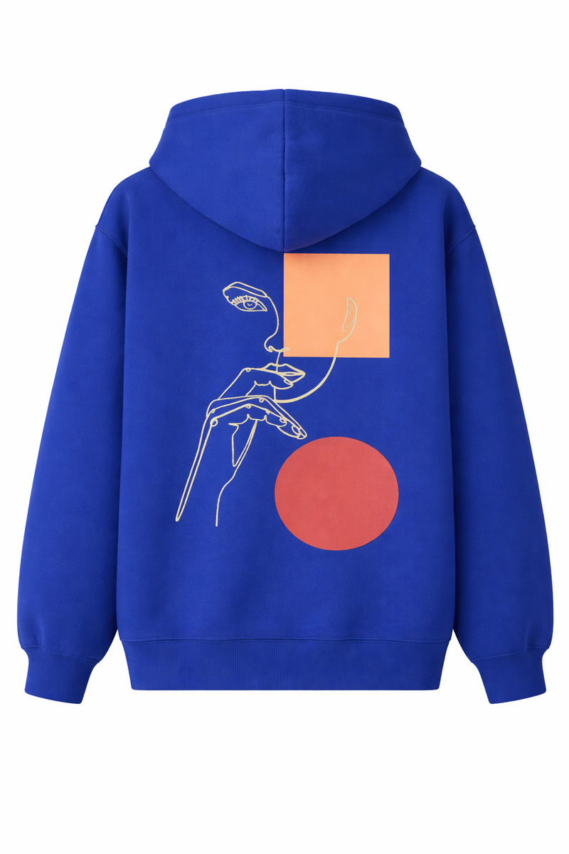 Design Pensive - Hoodie impression textile Rich.Art