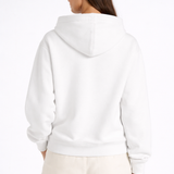 🟡 PRÉCOMMANDE: Hoodie 460g 100% Coton – Broderie Minimaliste - Design Vague (F) Rich.Art