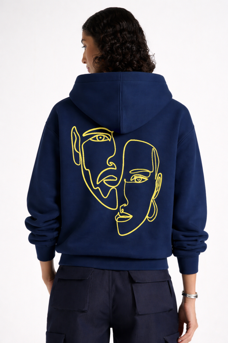 Double Visage - Hoodie brodé Rich.Art
