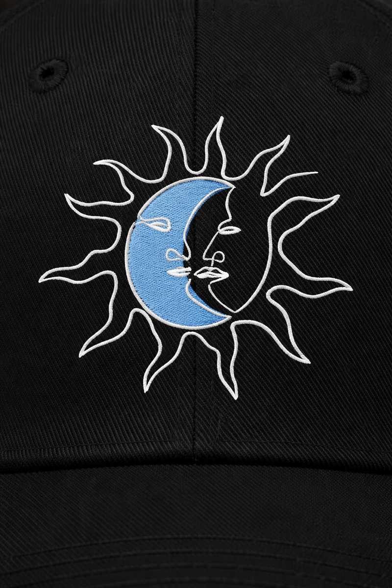 Soleil/Lune - Casquette brodée Ma boutique