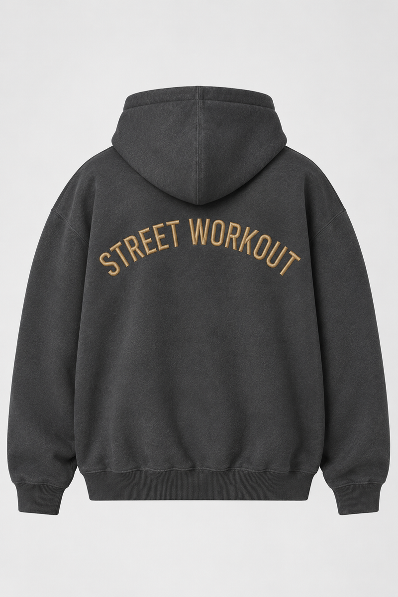 Street Workout – Bestickter Hoodie