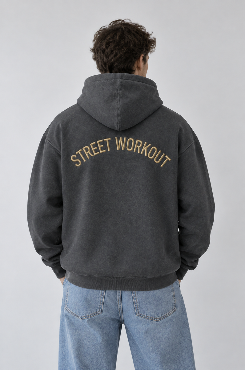 Street Workout – Bestickter Hoodie