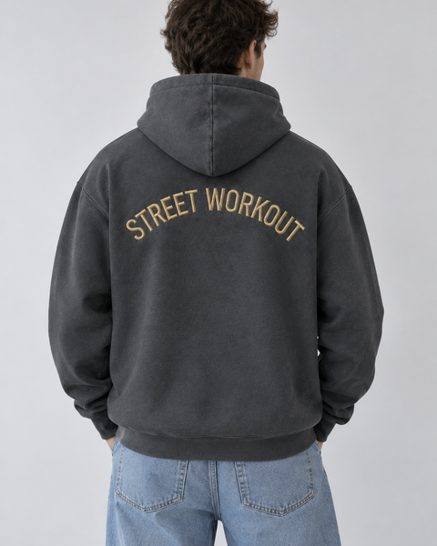 Street Workout – Bestickter Hoodie