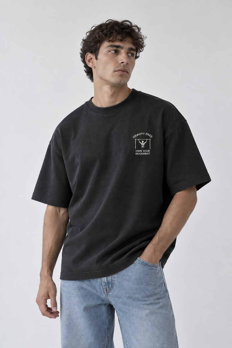 Street Workout Village Neuf Embroidered T-Shirt | Limited Edition | Rich.Art