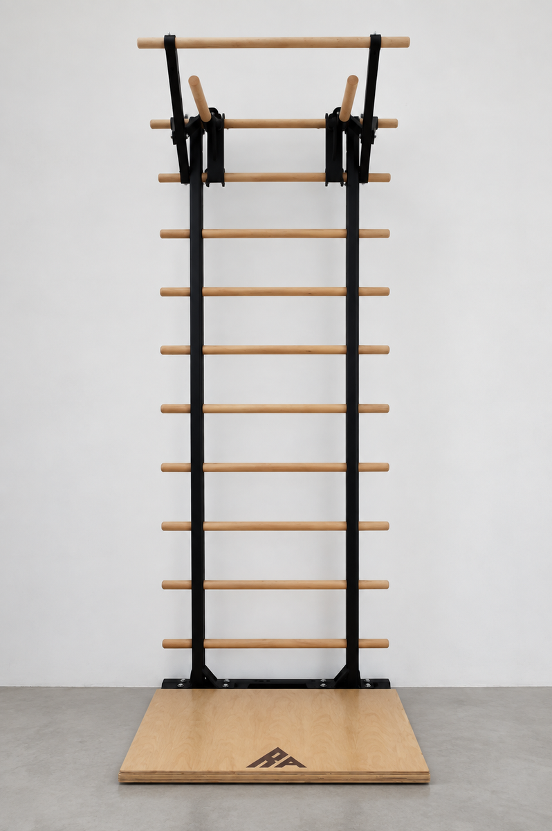 Barre de Traction Bois & Acier Station Complète Calisthenics – Rich.Art