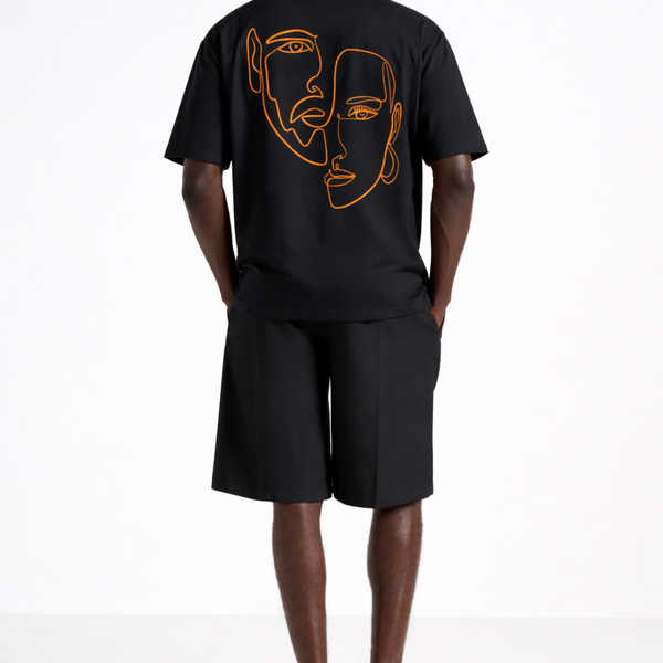 T-Shirt Phosphorescent Double Visage
