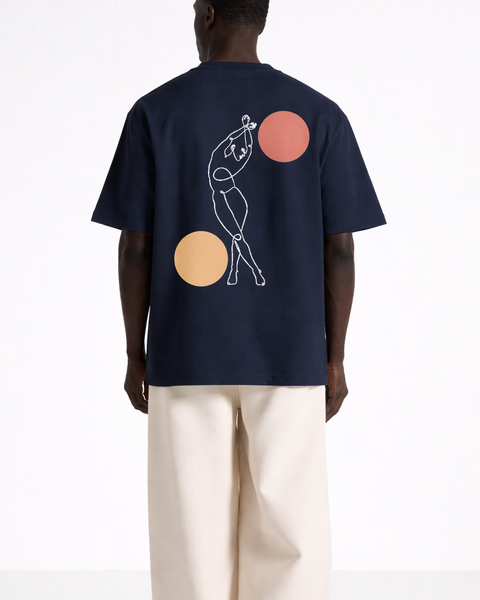Danse des Formes – T-shirt Imprimé One Line Art