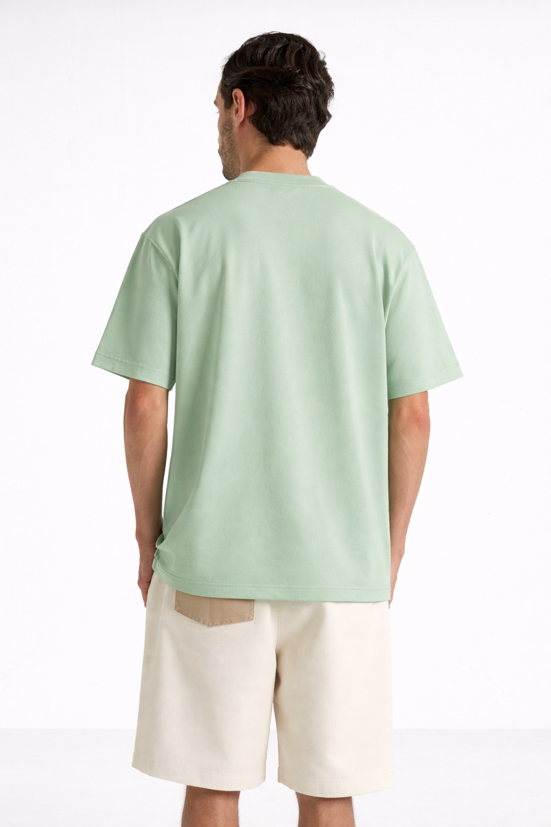 Surf – T-shirt Brodé One Line Art