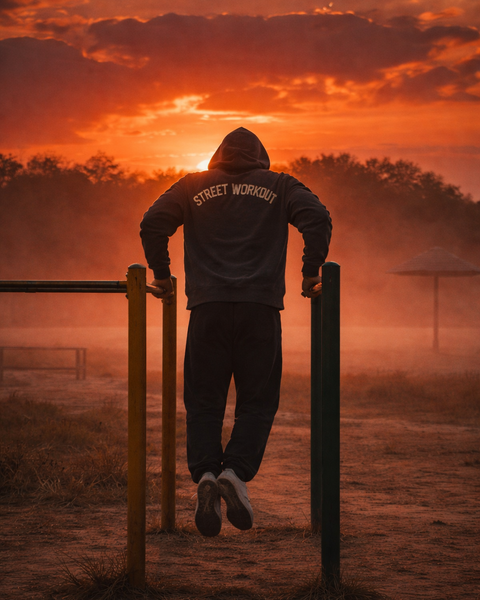 🟡 PRÉCOMMANDE: Hoodie Street Workout