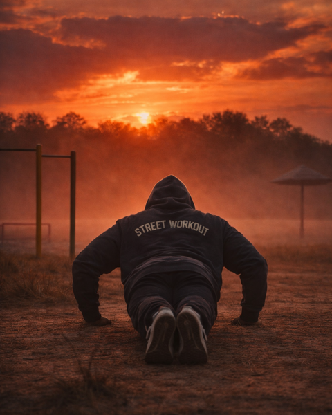 🟡 PRÉCOMMANDE: Hoodie Street Workout