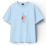 T-shirt Minimaliste Brodé 100% Coton – Design Femme Assise (F) Ma boutique