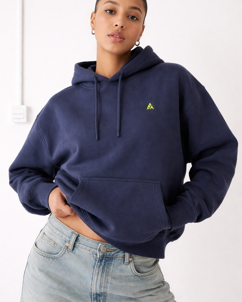 🟡 PRÉCOMMANDE: Hoodie 460g 100% Coton – Broderie Minimaliste - Design Danse des Formes (F)