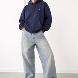 Hoodie 460g 100% Coton – Broderie Minimaliste - Design Danse des Formes (F) Rich.Art