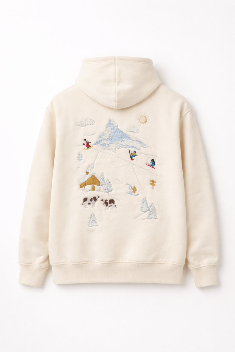 Hoodie Ski Switzerland Rich.Art