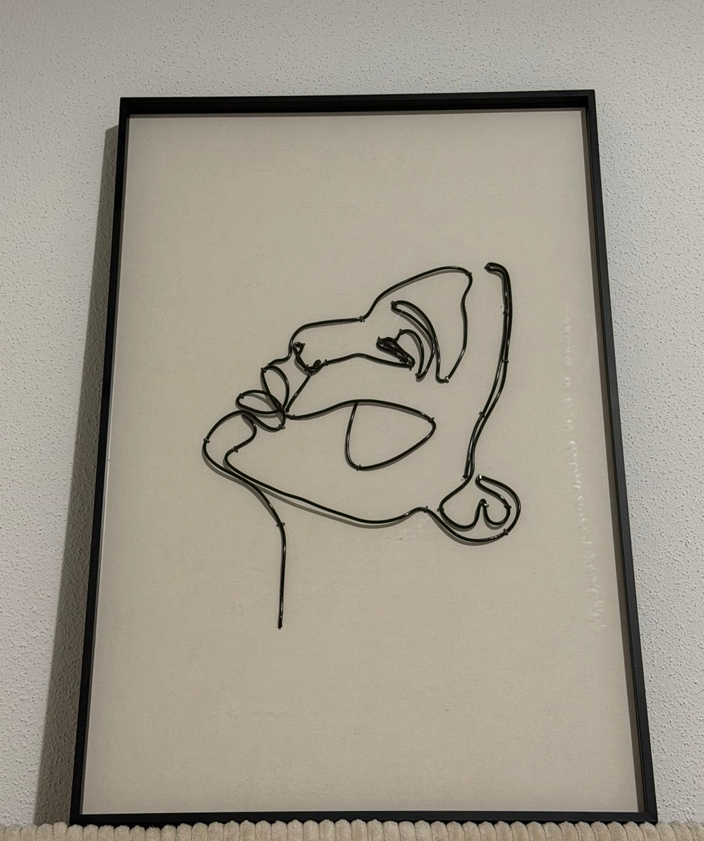 Tableau One Line Draw – Rich.Art (40 × 60 cm)