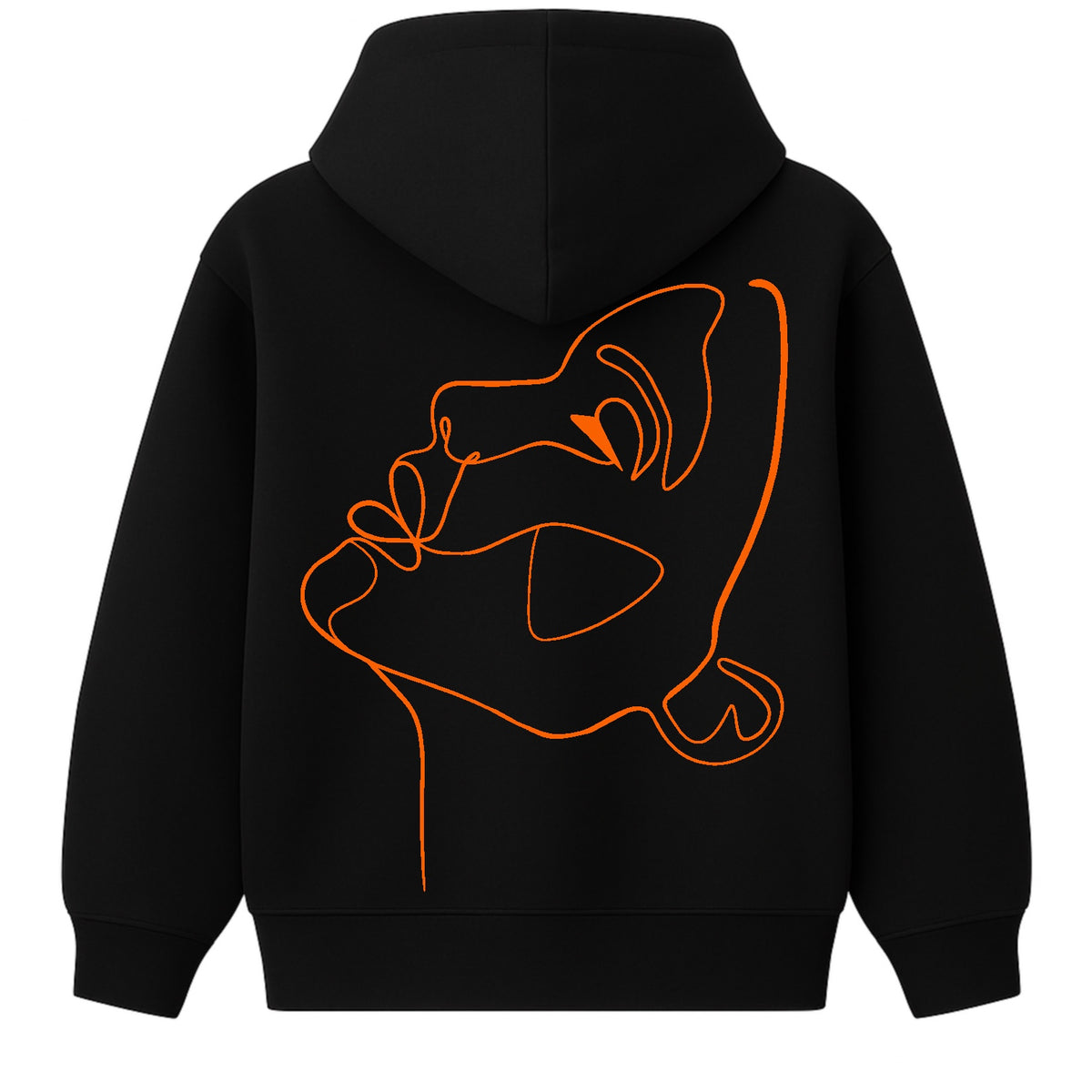 Hoodie One Line draw Femme