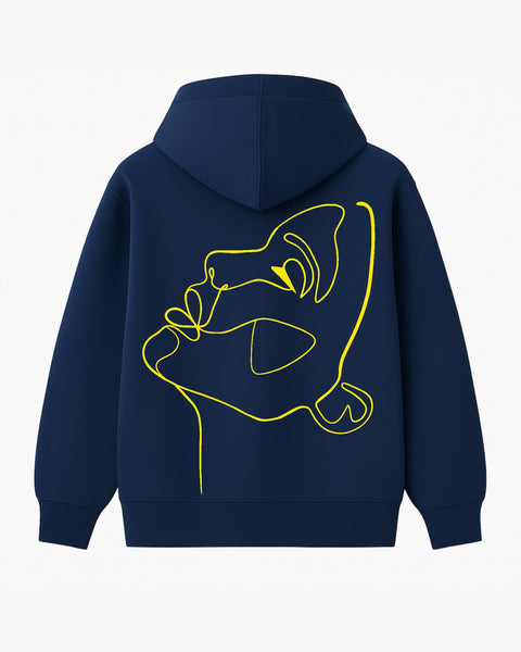 Hoodie One Line draw