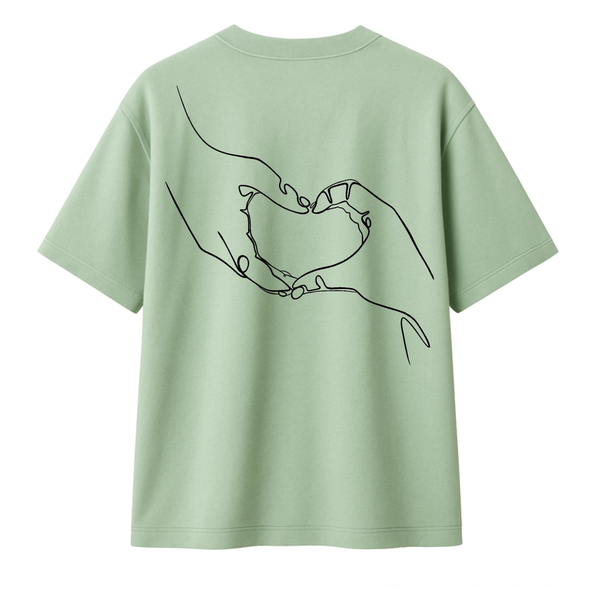 T-Shirt Main dans le coeur