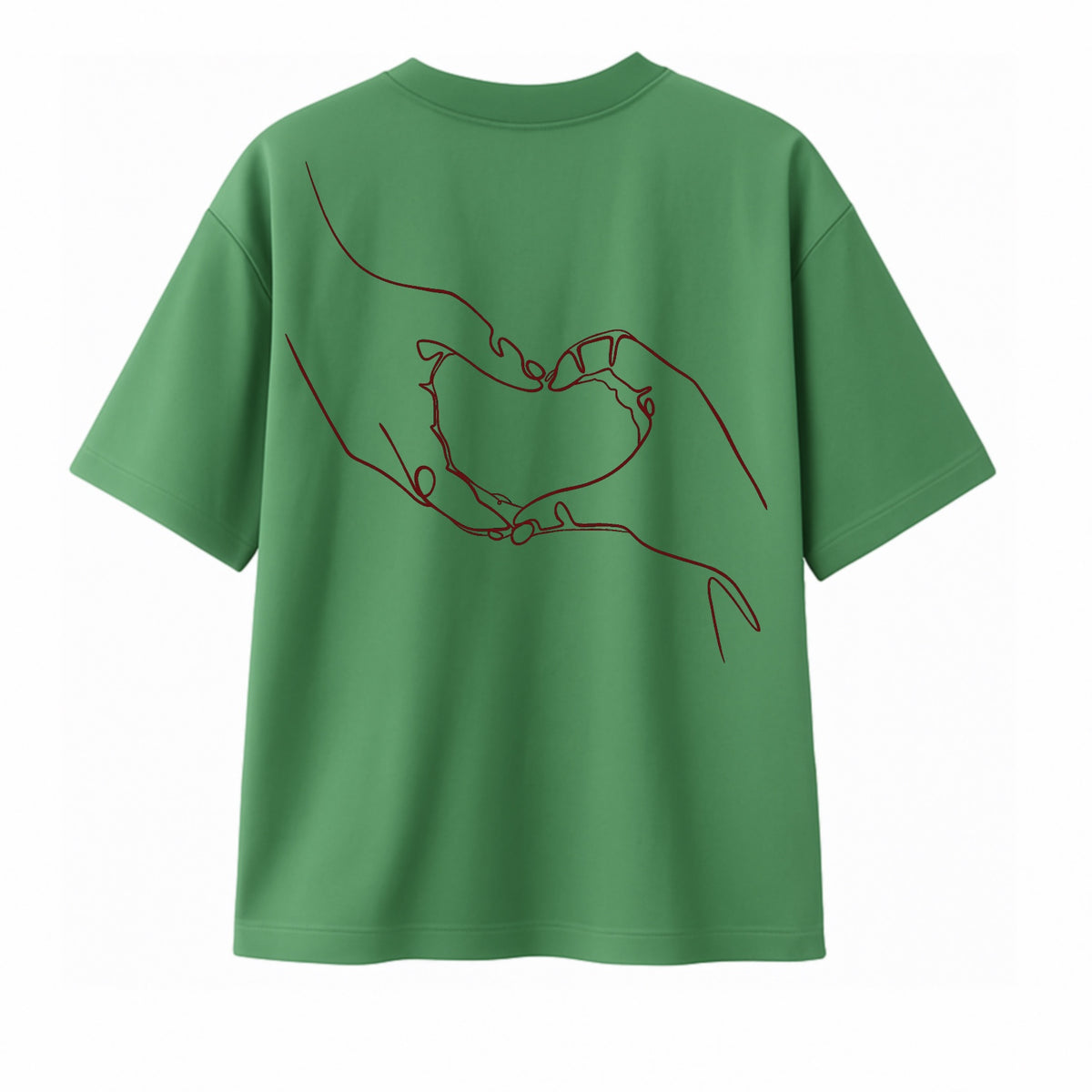 T-Shirt Main dans le coeur