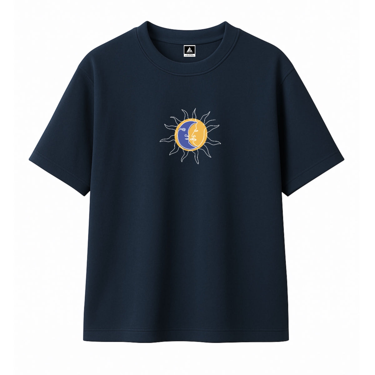 T-Shirt Lune Soleil Femme