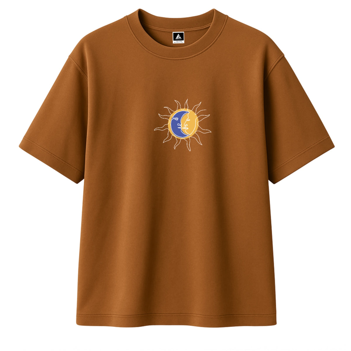 T-Shirt Lune Soleil Femme