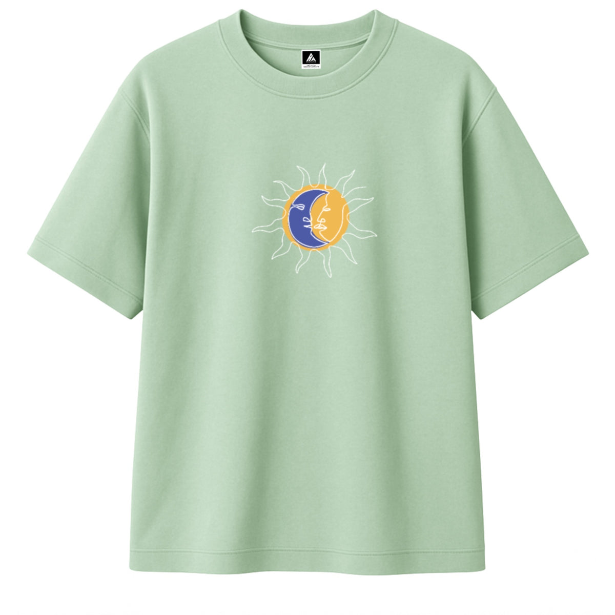 T-Shirt Lune Soleil Femme