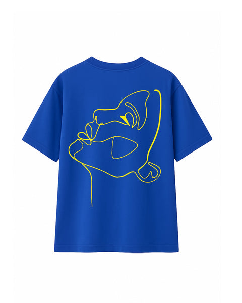 T-Shirt One Line Draw Femme