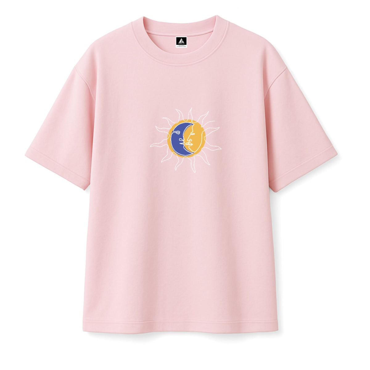 T-Shirt Lune Soleil Femme