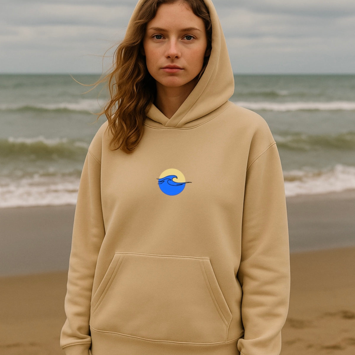Hoodie Vague Femme