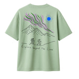 T-shirt Minimaliste Brodé 100% Coton – Design Randonnée Ma boutique