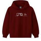 Hoodie 460g 100% Coton – Broderie Minimaliste - Design Surf Rich.Art