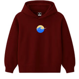 Hoodie 460g 100% Coton – Broderie Minimaliste - Design Vague Rich.Art