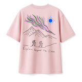 T-shirt Minimaliste Brodé 100% Coton – Design Randonnée Ma boutique