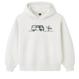 Hoodie 460g 100% Coton – Broderie Minimaliste - Design Surf Rich.Art