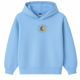 Hoodie 460g 100% Coton – Broderie Minimaliste - Design Soleil/Lune Rich.Art